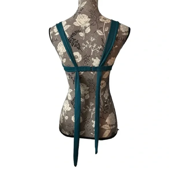 Xhilaration Women's Small Green Teal Beach/Pool Wear Bikini Swim Top - Picture 6 of 11